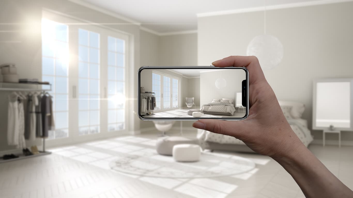 ​​​​​​​Augmented reality kan onmiddellijk voordeel halen uit 1450nm-gevoelige IR-sensoren voor de verbetering van toepassingen op grotere afstand, zoals het scannen van een gehele ruimte.