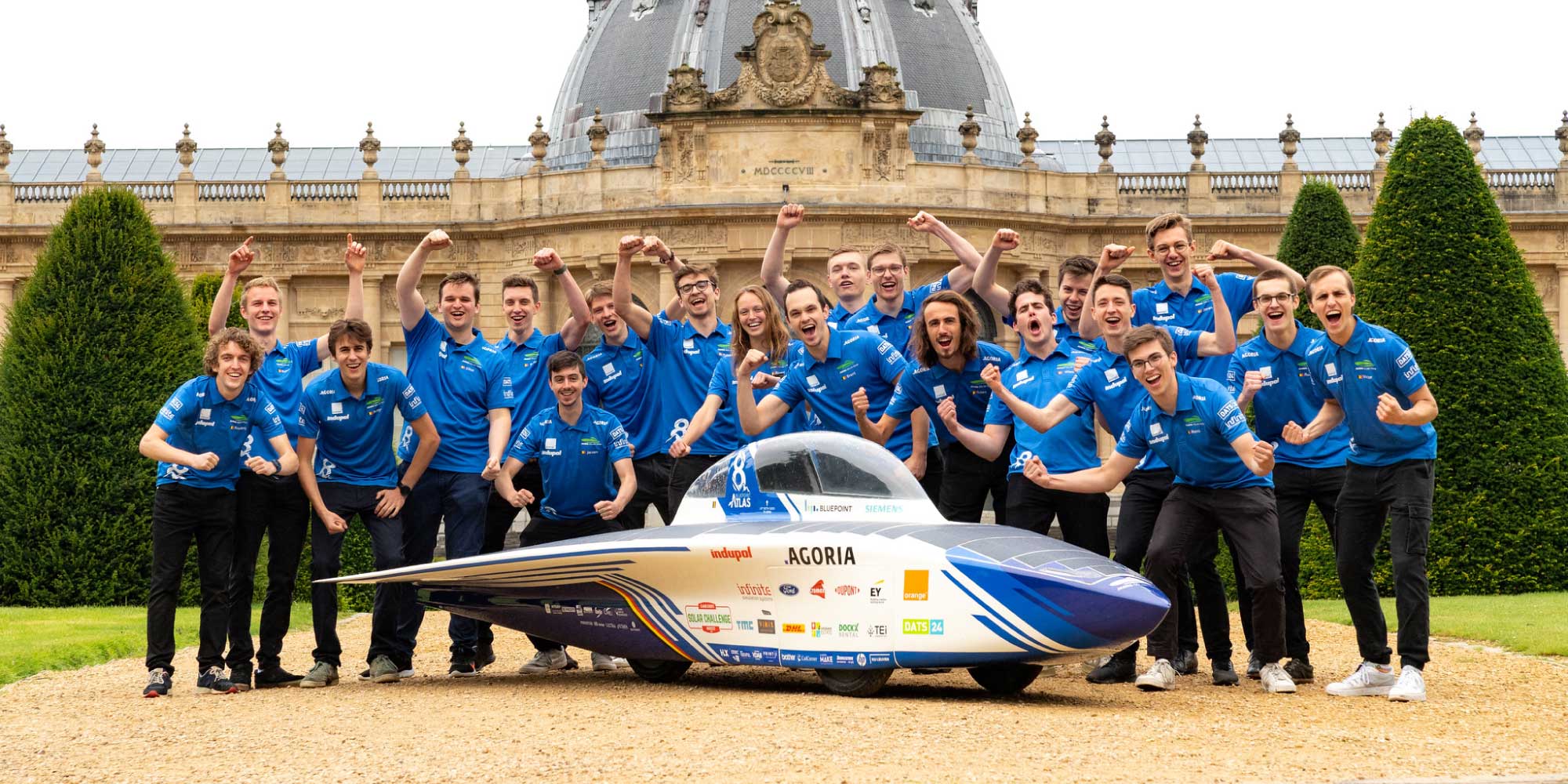 Reveal van de Bluepoint Atlas Solar Car