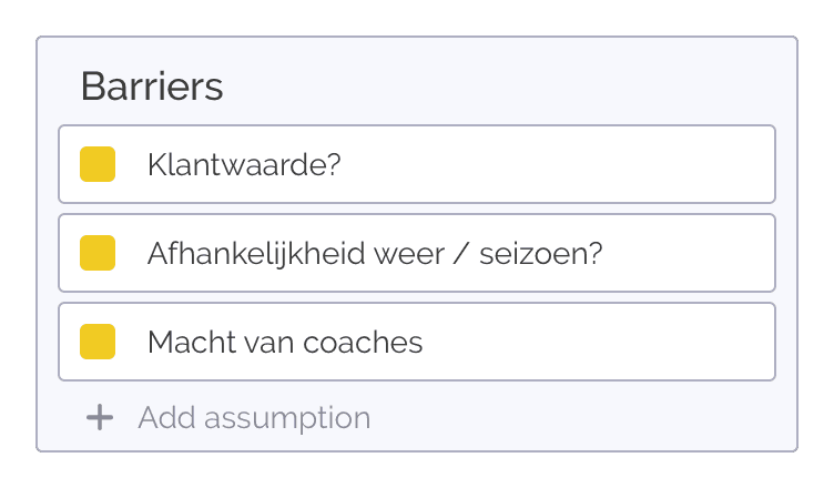 Pelotons obstakels voor succes