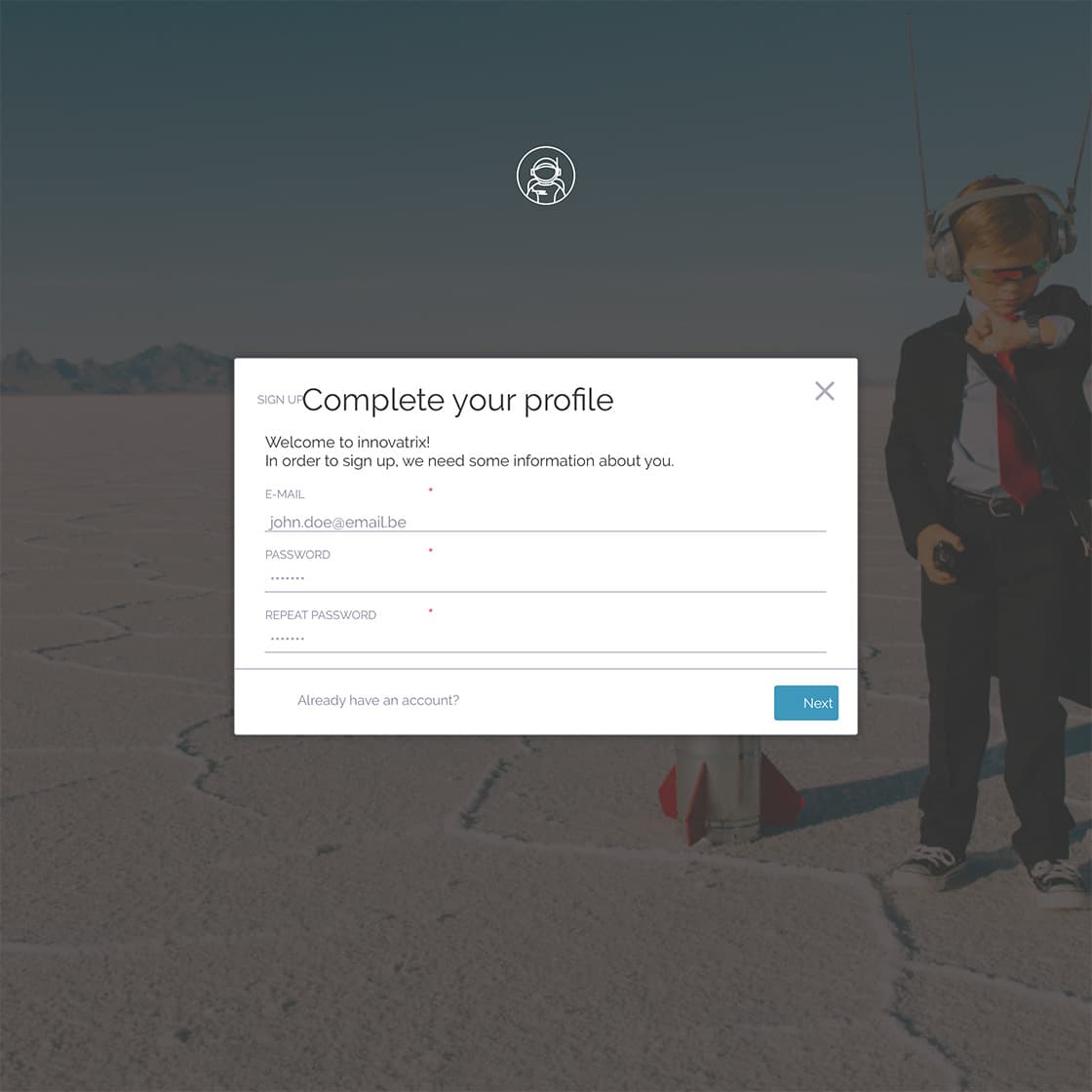 Navigation 3.1 Maak je project aan
