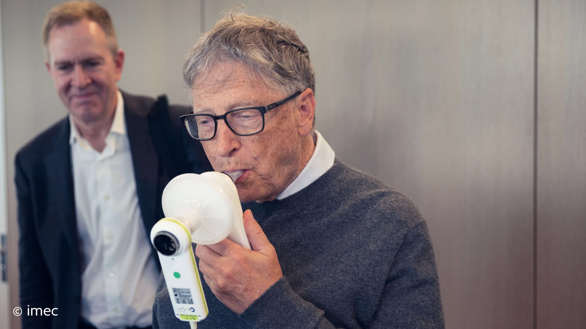 Bill gates test imec Breathalyzer