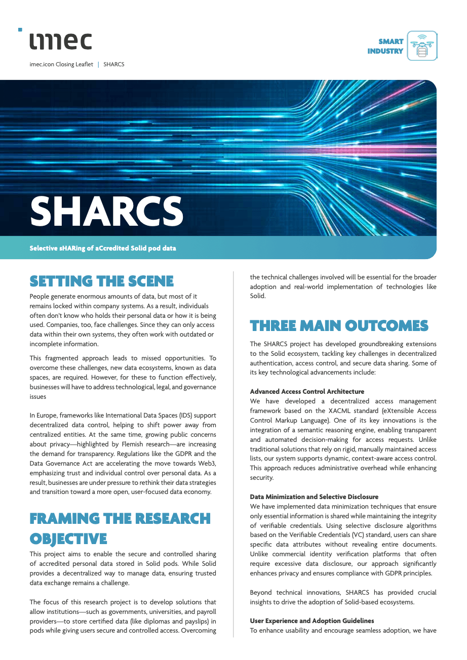 SHARCS leaflet thumbnail