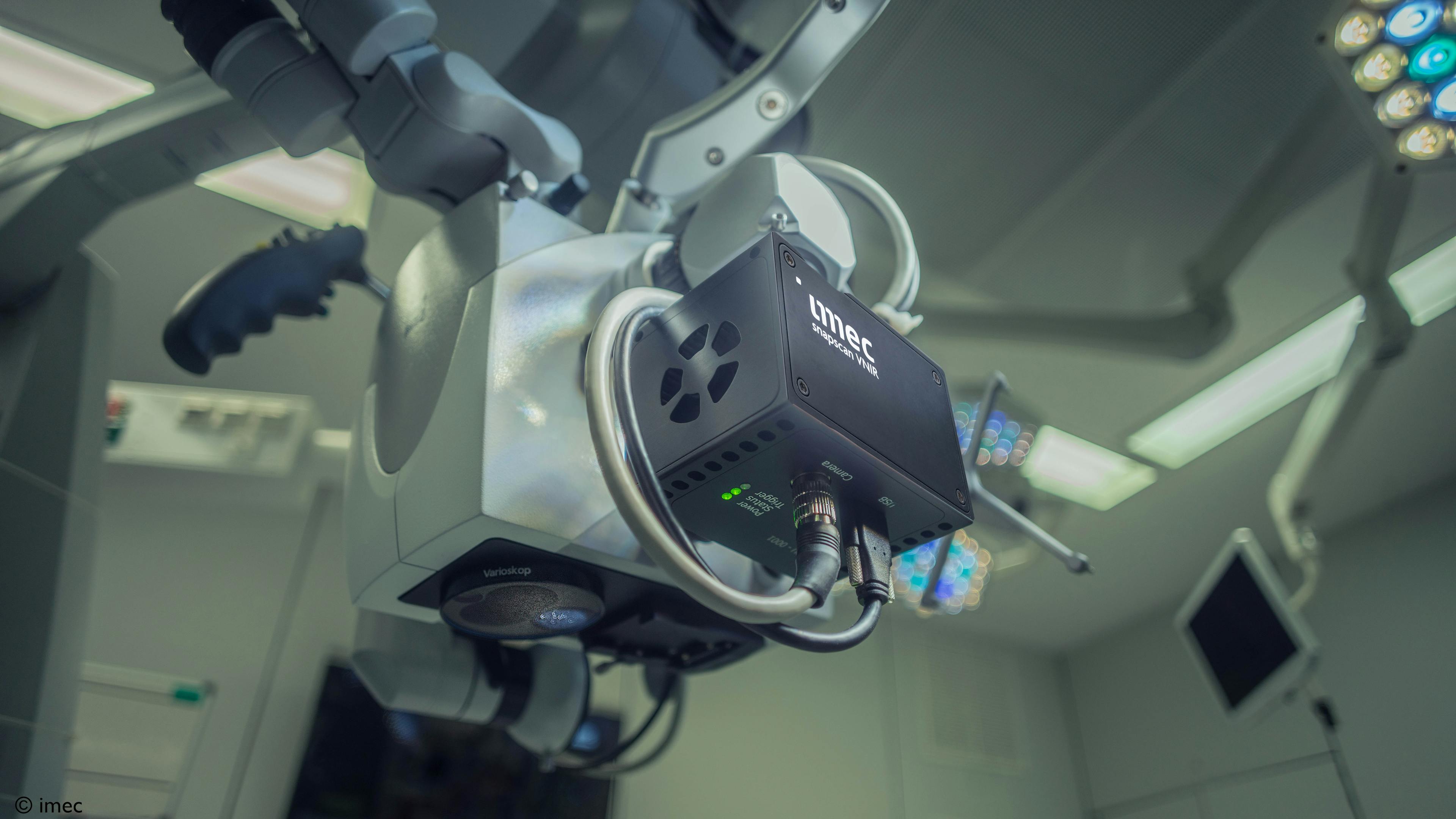 Hyperspectrale camera op chirurgische microscoop