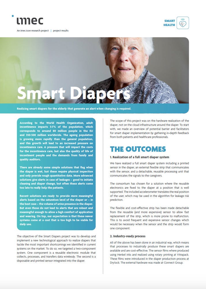 Smart Diapers leaflet