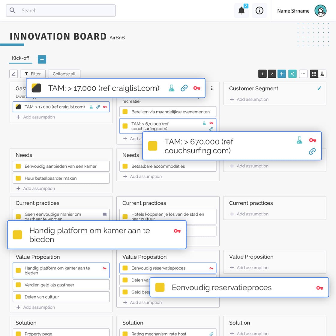 Navigation 3.4 Markeer belangrijke onzekerheden