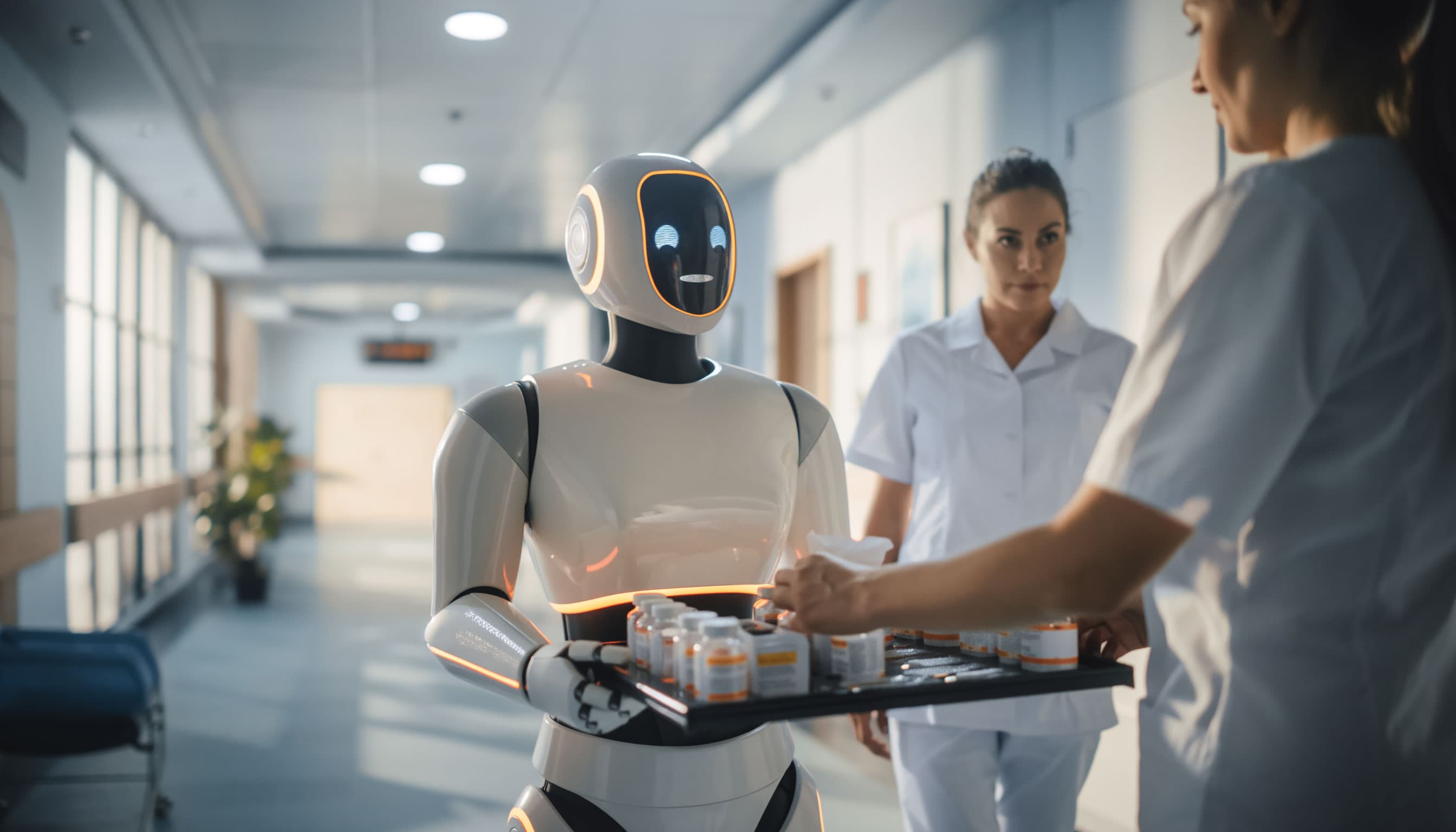 Robot geeft medicijnen